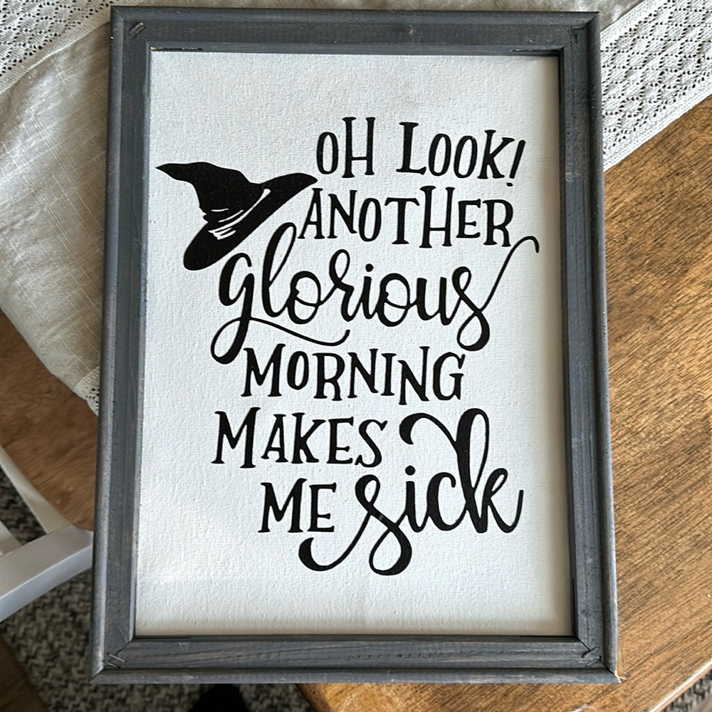 Handmade sign